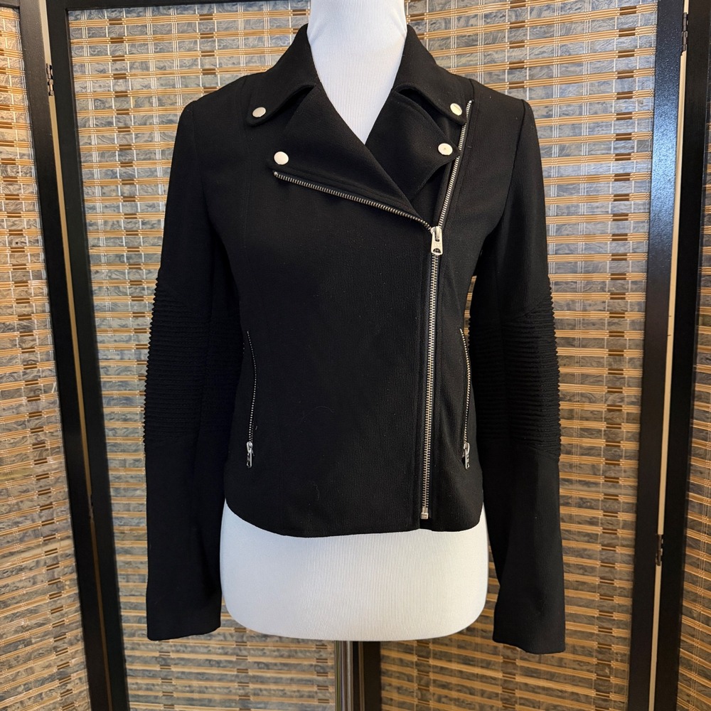 Wilfred for Aritzia Montesson Moto Jacket Womens 4